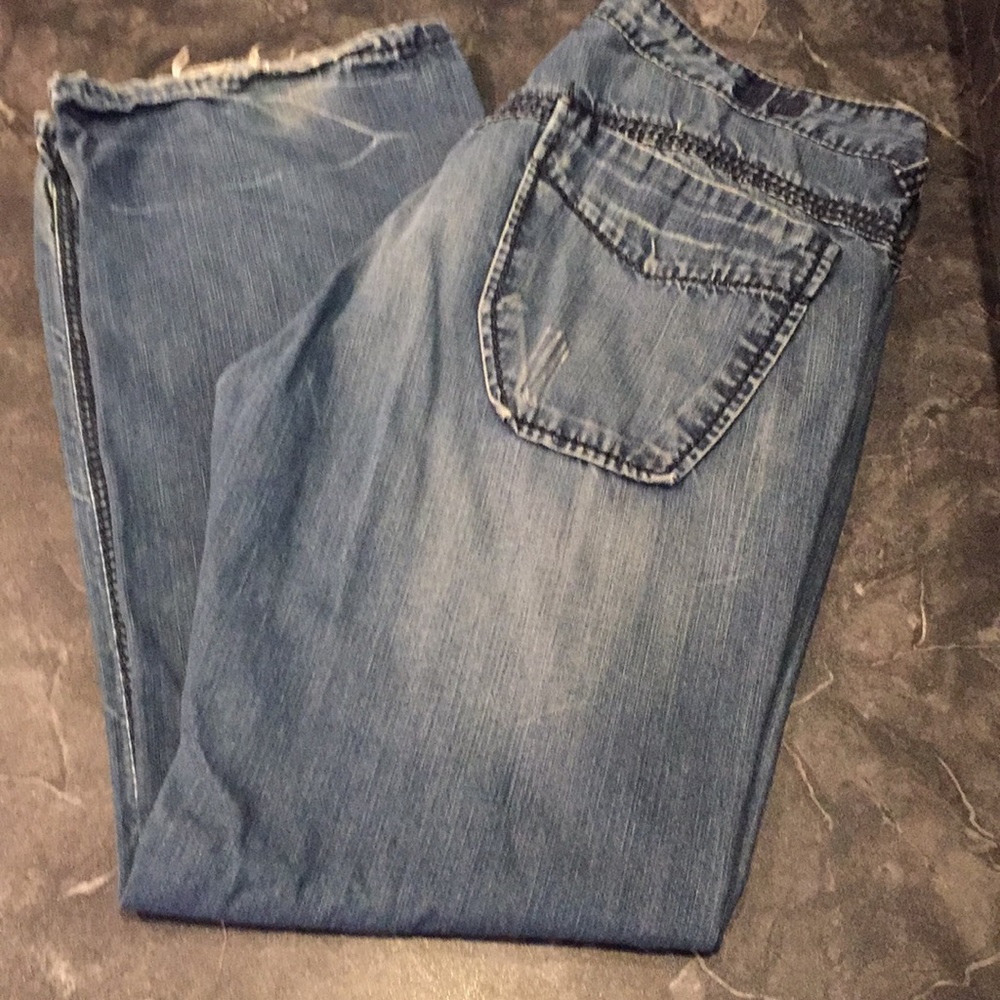 Do Denim Distressed Button Fly Jeans 👖 38